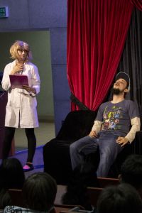 Teatr „Kurtyna” z Krakowa w Wągrowcu, fot. ZS nr 1 w Wągrowcu