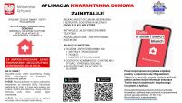 ZADBAJ O SIEBIE I INNYCH - SKORZYSTAJ Z APLIKACJI „KWARANTANNA DOMOWA”! - infografika