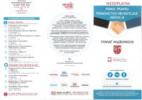 Nieodpłatna pomoc prawna, poradnictwo obywatelskie oraz mediacje - ulotka 1
