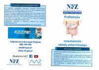 Akcja organizowana przez NFZ pn. "Środa z profilaktyką" - infografika