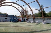 "Balon" przy Zespole Szkół nr 1 powoli znika