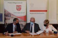 Wizyta Wojewody Wielkopolskiego Michała Zielińskiego w Powiecie Wągrowieckim