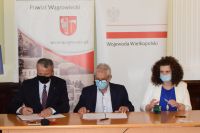 Wizyta Wojewody Wielkopolskiego Michała Zielińskiego w Powiecie Wągrowieckim
