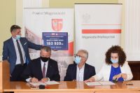 Wizyta Wojewody Wielkopolskiego Michała Zielińskiego w Powiecie Wągrowieckim