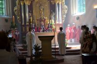 Uroczystości 500. rocznicy konsekracji kościoła pw. Św. Apostołów Piotra i Pawła w Łeknie, fot. Jacek Brzostowski