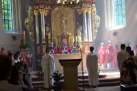 Uroczystości 500. rocznicy konsekracji kościoła pw. Św. Apostołów Piotra i Pawła w Łeknie, fot. Jacek Brzostowski