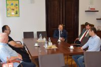 Wicemistrz Polski w podnoszeniu ciężarów z wizytą u Starosty Wągrowieckiego