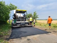 Trwa remont drogi powiatowej nr 1490P w miejscowości Żelice