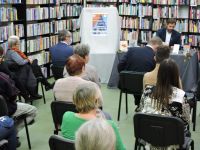 Vladan Stamenković w Powiatowej Bibliotece Publicznej w Wągrowcu