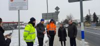 Odbiór przebudowanego chodnika przy ul. Rgielskiej w Wągrowcu