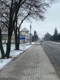 Odbiór przebudowanego chodnika przy ul. Rgielskiej w Wągrowcu
