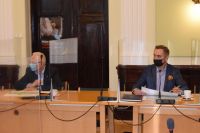 Narada Starosty Wągrowieckiego z burmistrzami i wójtami