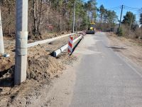 Rozpoczęto budowę chodnika z dostępem dla ruchu rowerowego na Antoniewskiej