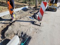 Rozpoczęto budowę chodnika z dostępem dla ruchu rowerowego na Antoniewskiej