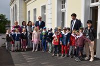 Wizyta grupy "Gwiazdeczek" - sześciolatków z Przedszkola nr 2 im. Marii Konopnickiej w Wągrowcu w Starostwie Powiatowym -...