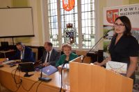 Narada Starosty Wągrowieckiego Tomasza Kranca z dyrektorami szkół i placówek oświatowych prowadzonych Powiat Wągrowiecki -...