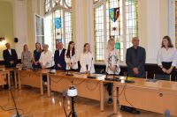 Narada Starosty Wągrowieckiego Tomasza Kranca z dyrektorami szkół i placówek oświatowych prowadzonych Powiat Wągrowiecki -...