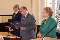 Narada Starosty Wągrowieckiego Tomasza Kranca z dyrektorami szkół i placówek oświatowych prowadzonych Powiat Wągrowiecki -...