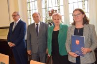 Narada Starosty Wągrowieckiego Tomasza Kranca z dyrektorami szkół i placówek oświatowych prowadzonych Powiat Wągrowiecki -...