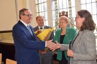 Narada Starosty Wągrowieckiego Tomasza Kranca z dyrektorami szkół i placówek oświatowych prowadzonych Powiat Wągrowiecki -...