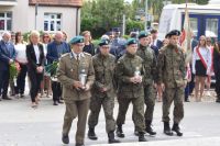 Delegacje złożyły wiązanki pod pomnikiem ofiar wojny przy ul. Kościuszki w Wągrowcu