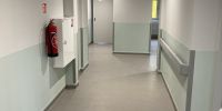 Prace wykończeniowe przy rozbudowie wągrowieckiego szpitala