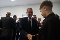 Wręczenie promes na dofinansowanie działalności Młodzieżowych Drużyn Pożarniczych z terenu powiatów chodzieskiego i...