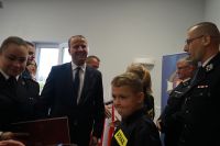 Wręczenie promes na dofinansowanie działalności Młodzieżowych Drużyn Pożarniczych z terenu powiatów chodzieskiego i...