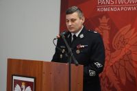 Wręczenie promes na dofinansowanie działalności Młodzieżowych Drużyn Pożarniczych z terenu powiatów chodzieskiego i...