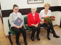 Joanna Domagała z wizytą u Starosty Wągrowieckiego