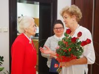 Joanna Domagała z wizytą u Starosty Wągrowieckiego
