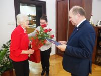 Joanna Domagała z wizytą u Starosty Wągrowieckiego