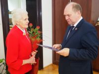 Joanna Domagała z wizytą u Starosty Wągrowieckiego