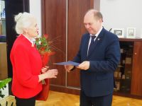 Joanna Domagała z wizytą u Starosty Wągrowieckiego