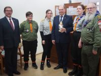 Betlejemskie Światełko Pokoju w starostwie