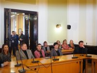 Spotkanie świąteczne w sali sesyjnej Starostwa Powiatowego w Wągrowcu