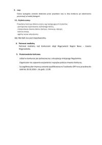 XII Powiatowy Konkurs Recytatorski "KLEKS" - regulamin