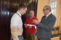Uroczystość wręczenia odznaczeń i wyróżnień zasłużonym honorowym dawcom krwi i szpiku