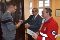 Uroczystość wręczenia odznaczeń i wyróżnień zasłużonym honorowym dawcom krwi i szpiku