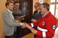 Uroczystość wręczenia odznaczeń i wyróżnień zasłużonym honorowym dawcom krwi i szpiku