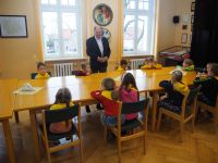 Dzieci z Przedszkola nr 3 w Wągrowcu z wizytą w Starostwie Powiatowym