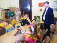 Dzieci z Przedszkola nr 3 w Wągrowcu z wizytą w Starostwie Powiatowym