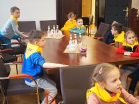 Dzieci z Przedszkola nr 3 w Wągrowcu z wizytą w Starostwie Powiatowym