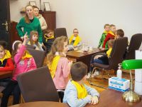 Dzieci z Przedszkola nr 3 w Wągrowcu z wizytą w Starostwie Powiatowym