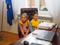 Dzieci z Przedszkola nr 3 w Wągrowcu z wizytą w Starostwie Powiatowym
