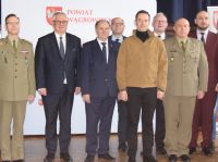 Uroczyste otwarcie strzelnicy pneumatycznej przy ZS nr 2 w Wągrowcu