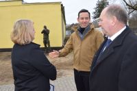 Uroczyste otwarcie strzelnicy pneumatycznej przy ZS nr 2 w Wągrowcu