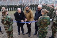 Uroczyste otwarcie strzelnicy pneumatycznej przy ZS nr 2 w Wągrowcu