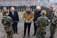 Uroczyste otwarcie strzelnicy pneumatycznej przy ZS nr 2 w Wągrowcu