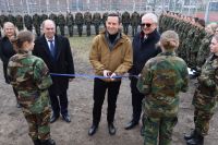 Uroczyste otwarcie strzelnicy pneumatycznej przy ZS nr 2 w Wągrowcu